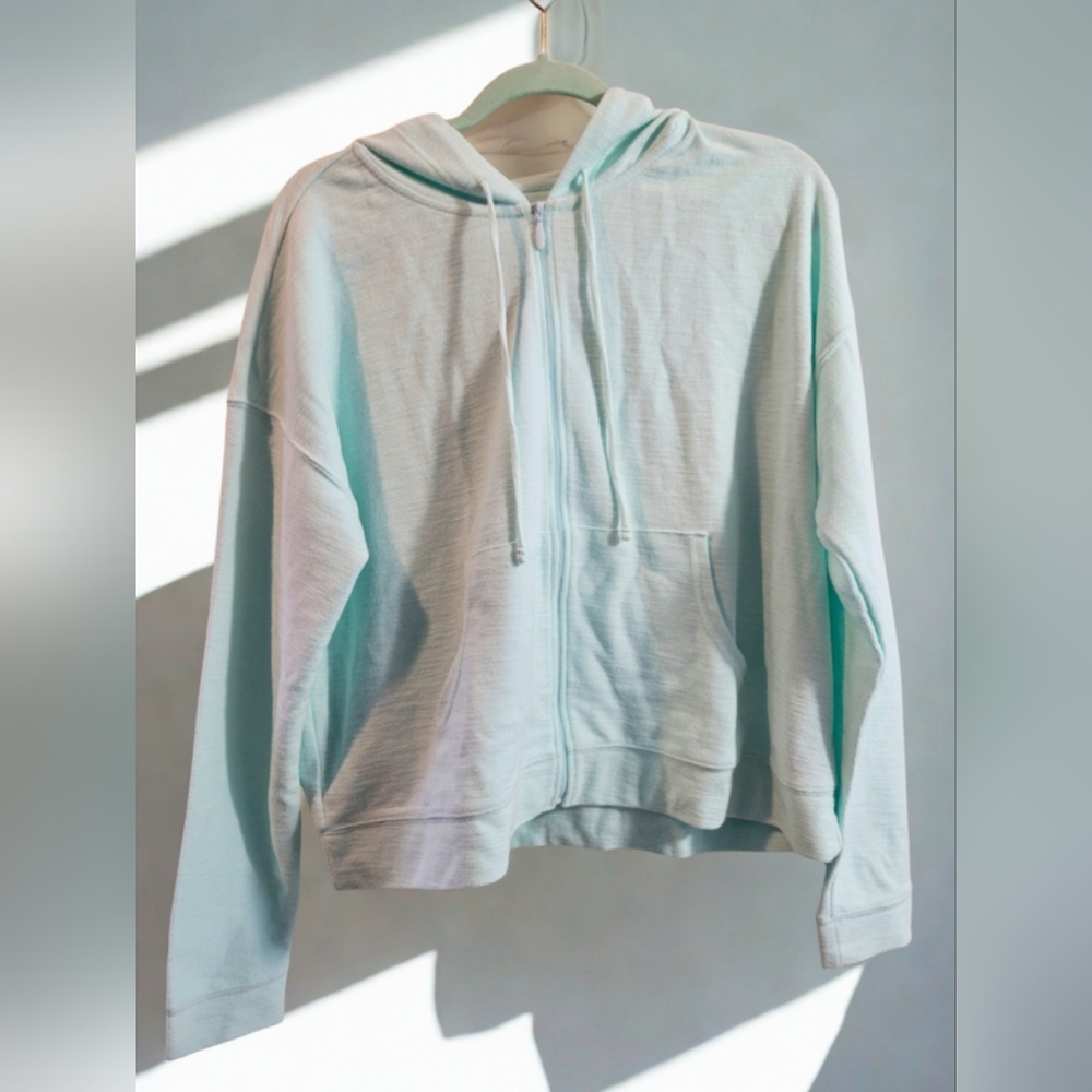 Old Navy Hoodie Full Zip Light Blue New With Tags